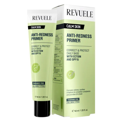 برايمر مضاد للاحمرار للوجه 40 مل REVUELE Anti-Redness Face Primer 40ml