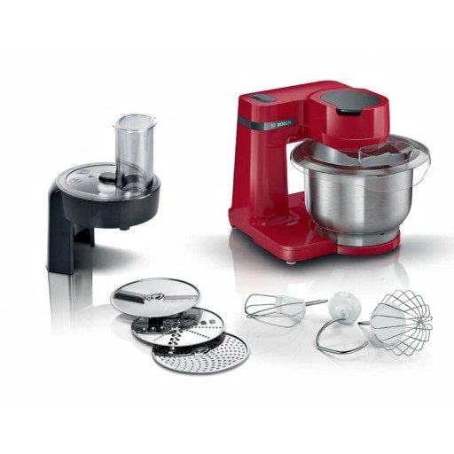 خلاط بوش عمودي 3.8L 700W – أحمر وأبيض Bosch MUMS2ER01 Stand Mixer - 3.8L - 700W - Red and White