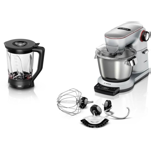 خلاط بوش ستاند 5.5 L 1500 W – فضي وأسود Bosch MUM9YX5S12 Stand Mixer - 5.5L - 1500W - Silver and Black