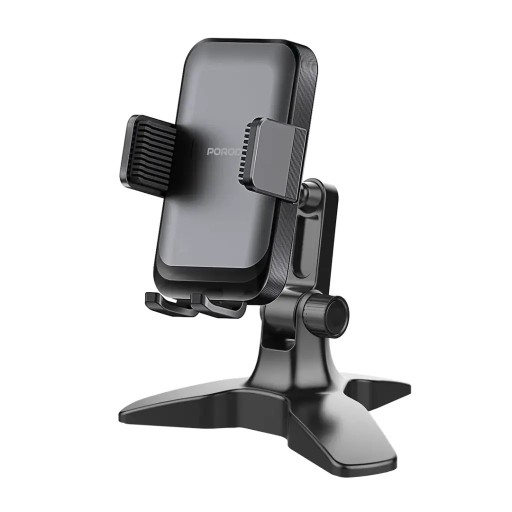 / حامل هاتف مكتبي متعدد الزوايا من بورودو لهواتف بحجم 4.7 انش حتى 7 انش - اسود Porodo Universal Adjustable 4.7" to 7" Phone Stand – Black