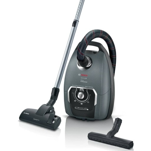 مكنسة كهربائية بوش بقوة 800W – تيتانيوم / رمادي-أسود Bosch BGL8PRO5 Vacuum Cleaner - 800W - Titanium / Gray-Black