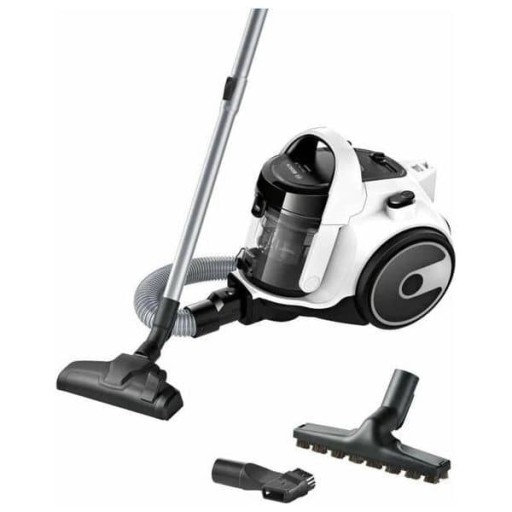 مكنسة كهربائية بوش بقوة 700W – أبيض وأسود Bosch BGS05A222 Vacuum Cleaner - 700W - White and Black