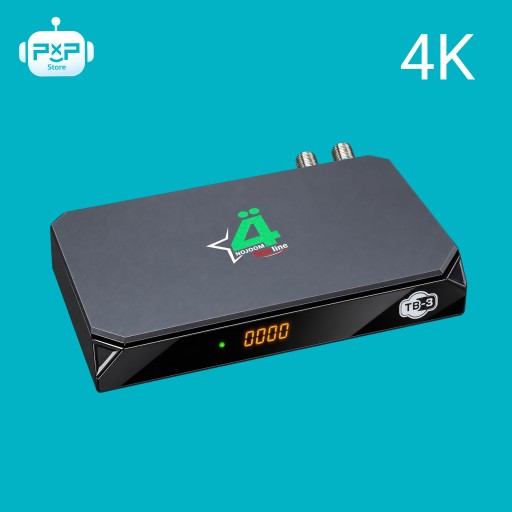 جهاز رابعة ستلايت 4K – منظومة كاملة مع اشتراك شهرين Raba’a 4K Satellite Receiver – Complete Set with 2-Month Subscription