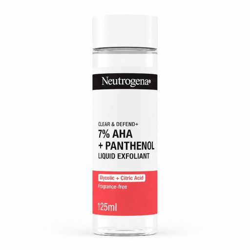 نيتروجينا مقشر سائل للتحكم بالبقع 7% AHA مع بانثينول 125 مل Neutrogena Spot Controlling+ 7% AHA + Panthenol Liquid Exfoliant 125 ml