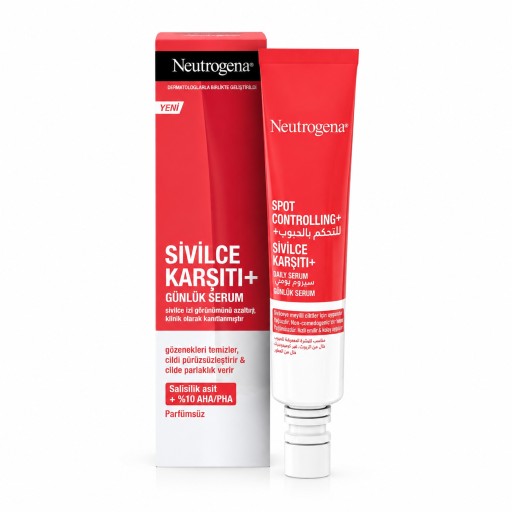 نيتروجينا سبوت كونترول سيروم يومي للتحكم بالحبوب والبقع 30 مل Neutrogena Spot Controlling+ Daily Serum 30 ml
