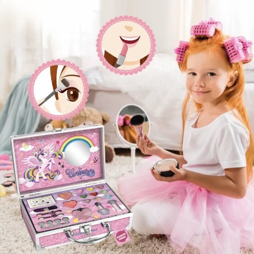 جنطة مكياج المنيوم فاخرة makeup bags for girls