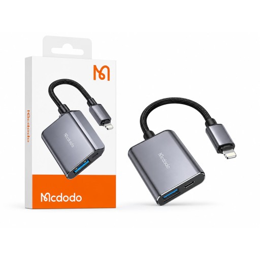 Mcdodo 2 in 1 Converter Lightning to USB-A 3.0 + Lightning Mcdodo 2 in 1 Converter Lightning to USB-A 3.0 + Lightning