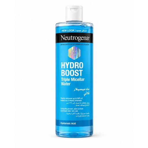 نيتروجينا هيدرو بوست ماء ميسيلار منظف ثلاثي المفعول – 400 مل Neutrogena Hydro Boost Triple Micellar Water – 400 ml