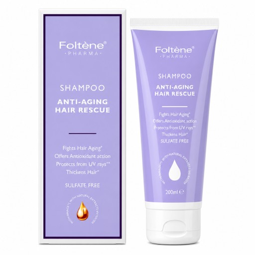شامبو فولتين فارما المضاد لشيخوخة الشعر – 200 مل Foltene Pharma Anti-Aging Hair Rescue Shampoo – 200 ml