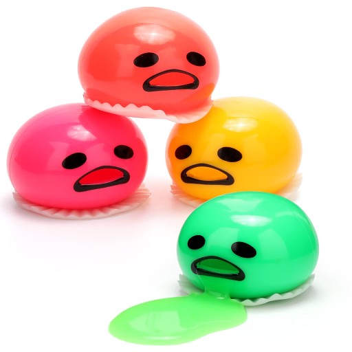 أربع بيضات مقالب للضحك والمرح العائلي Four eggs for pranks and family fun.