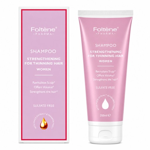 فولتين فارما شامبو مقوي للشعر الخفيف والضعيف للنساء – 200 مل Foltene Pharma Strengthening Shampoo for Thinning Hair Women – 200 ml