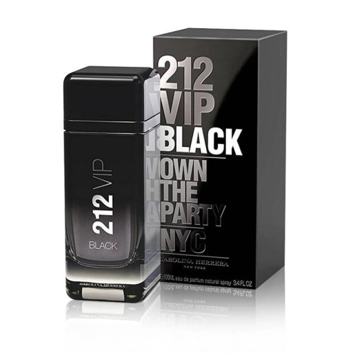 عطر كارولينا هيريرا 212 في آي بي بلاك  للرجال Carolina Herrera 212 VIP Black Eau De Parfum Men's