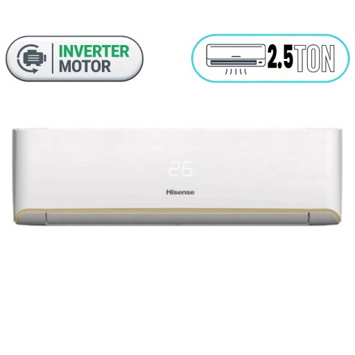 مكيف سبليت هايسنس Hisense 2.5 طن انفرتر – أبيض Hisense QAS-30CFKA Air Conditioner - Split - 2.5 Ton - Inverter - White