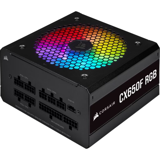 كورسير Corsair cx-f Rgb 650W