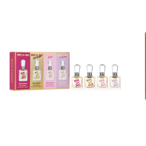 مجموعة عطور جوسي كوتور ميني الفاخرة من امريكا Juicy Couture Mini Perfume Set – 4-Piece Collection