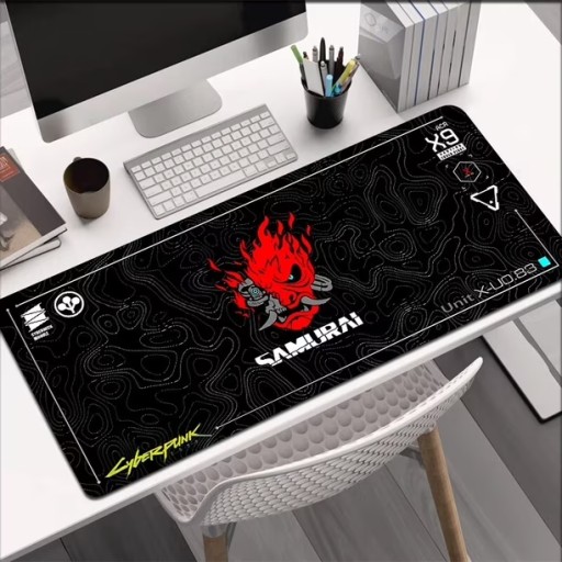 kunai Kunai Cyberpunk Samurai Gaming Mouse Pad