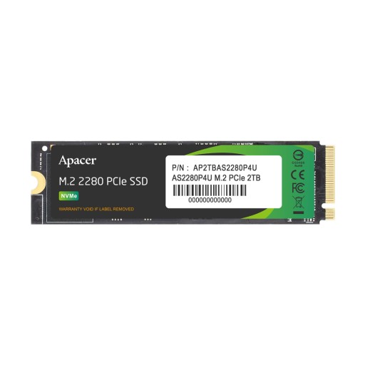 ذاكرة تخزين Apacer AS2280P4U 1TB Gen3x4 3500 MB/s Apacer AS2280P4U 1TB Gen3x4 3500 MB/s