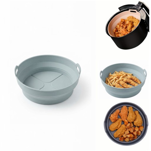بطانة سيليكون للقلاية الهوائية سهلة التنظيف Easy-to-clean silicone air fryer liner