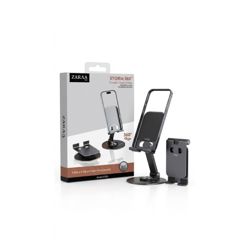 حامل هاتف معدني ZO305 ZO305 Rotating Metal Desktop Phone Holder