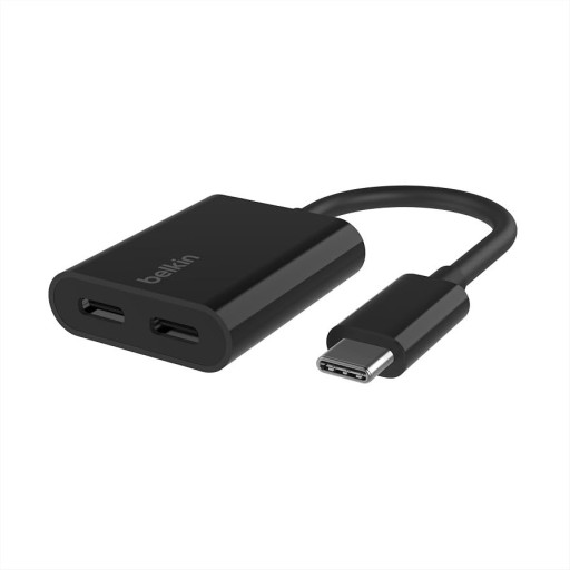 محول Belkin USB-C Audio + Charge Adapter