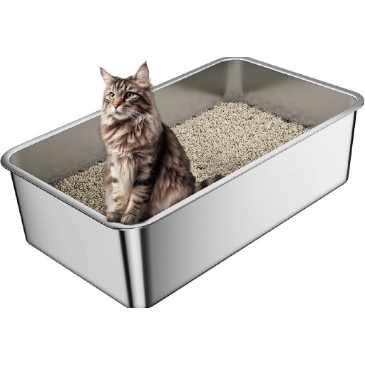1 لیتربوکس ستییل - قیاس Steel Litterbox Size - 1