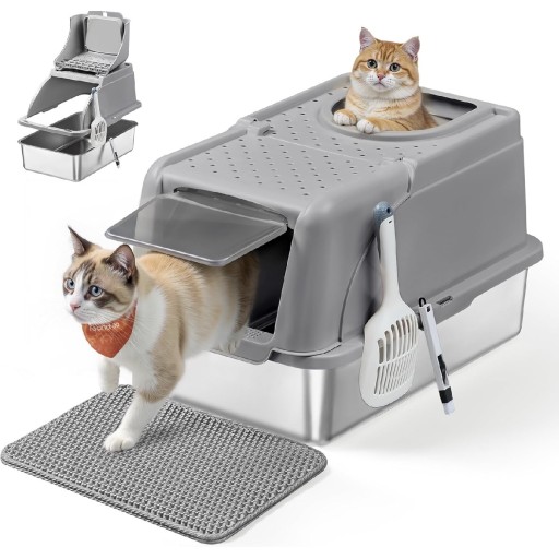 Feandreaلیتربوکس ستیل Feandrea Steel Litterbox