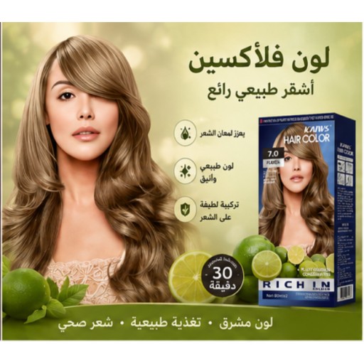 كريم صبغة الشعر بلون بني كستنائي Chestnut Brown Hair Color Cream
