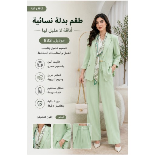 بدلة نسائية Women's Suit Set