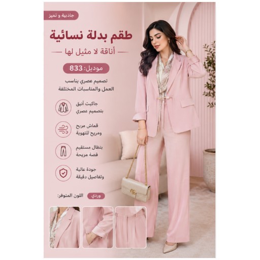 بدلة نسائية Women's Suit Set