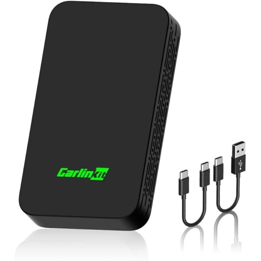 محول سيارة لاسلكي Carlinkit 5.0 يدعم CarPlay و Android Carlinkit 5.0 Wireless CarPlay & Android Car Adapter