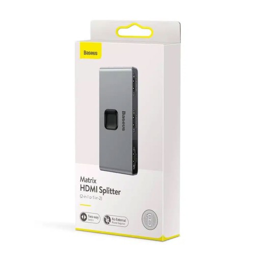 baseus Baseus Matrix Hdmi Switcher 2in1 Or 1in2
