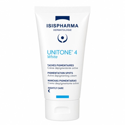 كريم إيزيس فارما يونيتون 4 وايت الليلي للتصبغات – 30 مل ISISPHARMA Unitone 4 White Depigmenting Night Cream – 30 ml