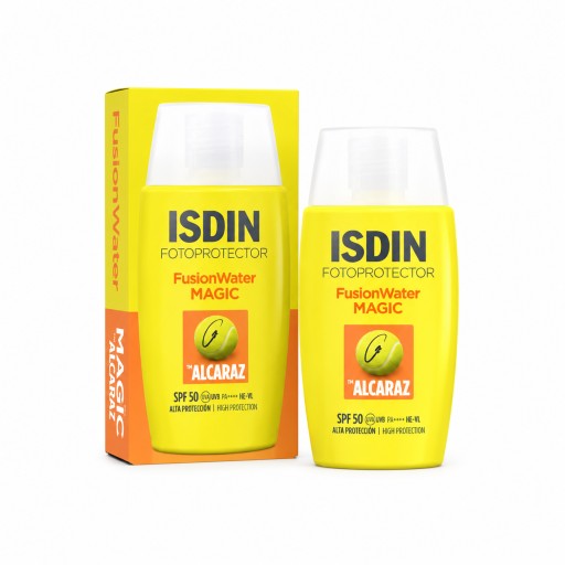 واقي شمس إيزدين فيوجن ووتر ماجيك باي ألكاراز SPF 50 – 50 مل ISDIN Fotoprotector Fusion Water Magic by Alcaraz SPF 50 – 50 ml