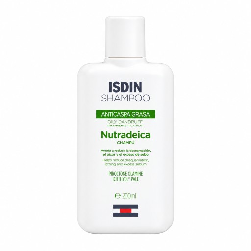 شامبو إيزدين نوتريديكا المضاد للقشرة الدهنية – 200 مل ISDIN Nutradeica Oily Dandruff Shampoo – 200 ml
