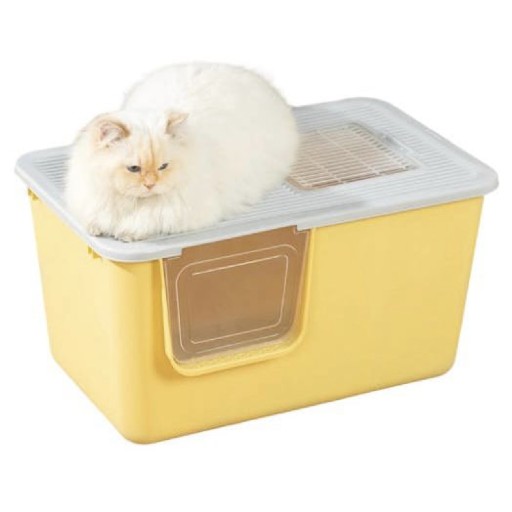 لیتر بوكس مغلق /قابل للفتح Large Openable/Covered Litterbox