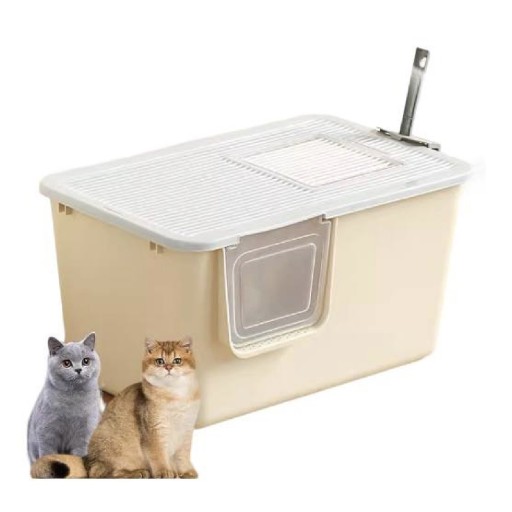 لیتر بوكس مغلق /قابل للفتح Large Openable/Covered Litterbox