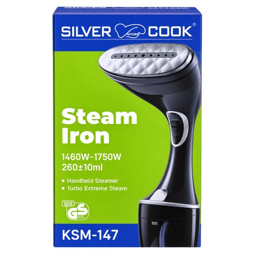 مكواة البخار المحمولة سيلفر كوك Silver Cook Handheld Steam Iron