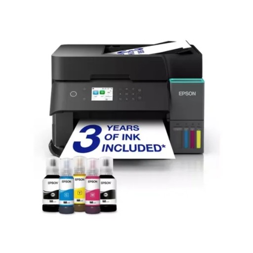 Epson EcoTank L6370 طابعة متعددة الوظائف A4 بخزان حبر وWi-Fi Epson EcoTank L6370 A4 All-in-One Ink Tank Printer