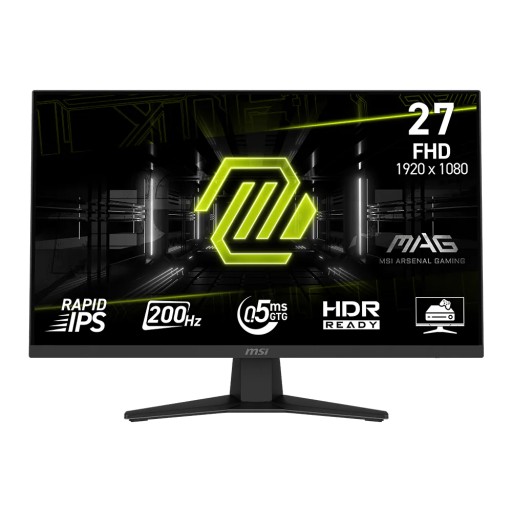 MSI MAG 274F شاشة ألعاب مكتبية 27 بوصة FHD بتردد 200Hz وزمن استجابة 0.5ms MSI MAG 274F 27" FHD 200Hz 0.5ms Gaming Monitor