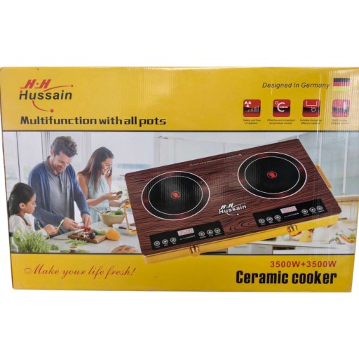 هيتر ليزري مزدوج دبل عين Double Infrared Cooktop 3500W