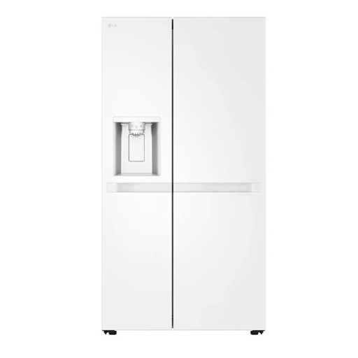 ثلاجة ال جي ابيض سايد باي سايد براد صانعة ثلج LG Side-by-Side Refrigerator