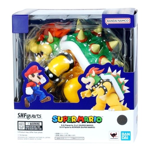 مجسم باوزر سوبر ماريو كامل الحركة من إس إتش فيقوارتس بانداي Bandai S.H.Figuarts Super Mario – Bowser Action Figure