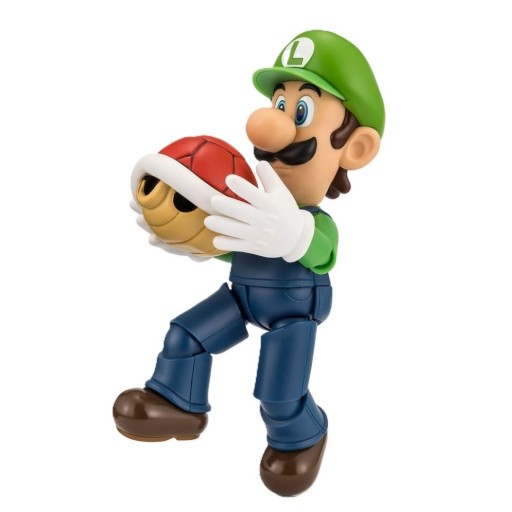 مجسم لويجي سوبر ماريو كامل الحركة من إس إتش فيقوارتس بانداي Bandai S.H.Figuarts Super Mario – Luigi Action Figure