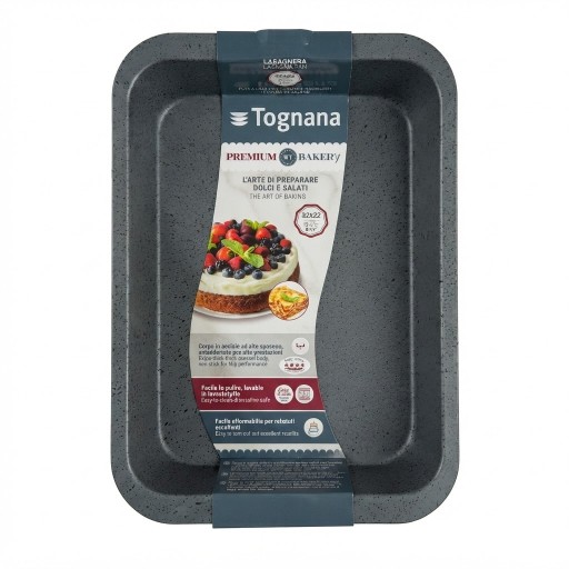 صينية فرن لازانيا ومعجنات Tognana موديل YB44135PRBA 32 × 22 سم Tognana Lasagna and Pastry Baking Dish, Model YB44135PRBA, 32 x 22 cm