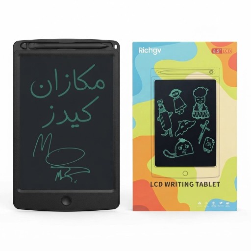 لوح كتابة LCD أسود للأطفال 8.5 بوصة 8.5-inch Black LCD Writing Tablet for Kids