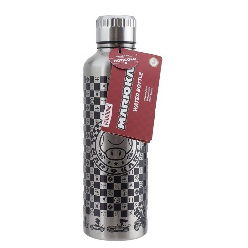 مطارة / عبوة حفظ ماء ستانلس ستيل ماريو كارت للسوائل الحارة والباردة Nintendo Mario Kart Stainless Steel Hot & Cold Water Bottle (500ml)