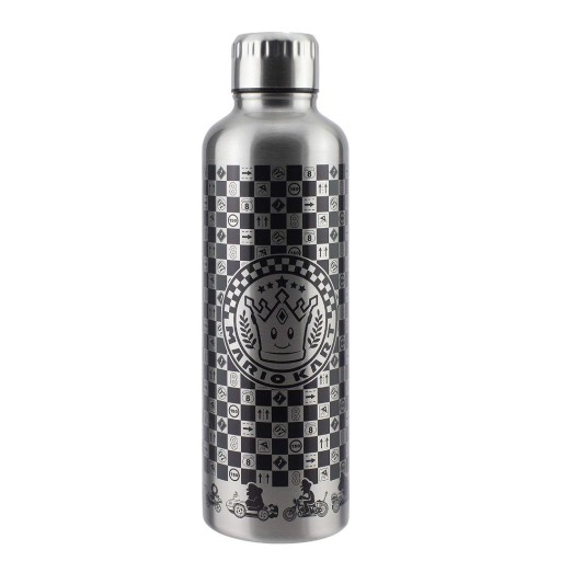 مطارة / عبوة حفظ ماء ستانلس ستيل ماريو كارت للسوائل الحارة والباردة Nintendo Mario Kart Stainless Steel Hot & Cold Water Bottle (500ml)