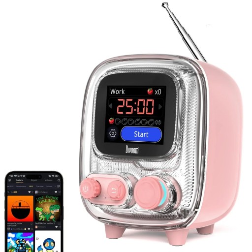 ديفوم Divoom tiivoo-2 Photo Album Lyrics Bluetooth Mini Speaker