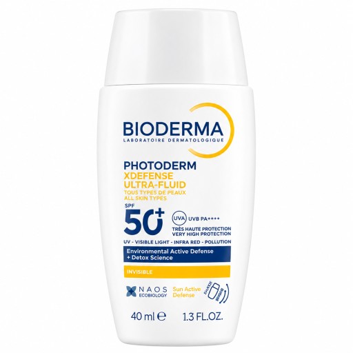 بيوديرما فوتوديرم إكس ديفنس ألترا فلويد واقي شمس SPF 50+ حجم 40 مل Bioderma Photoderm XDefense Ultra Fluid SPF 50+ 40ml