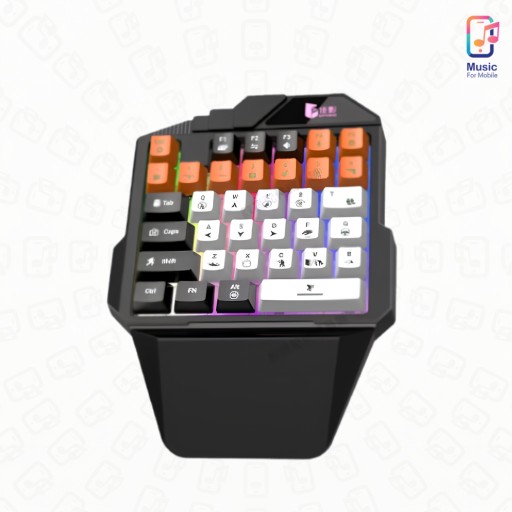 كامونغ لوحة مفاتيح ألعاب للاستخدام بيد واحدة Gamwing Dual-Mode Single-Handed Gaming Keyboard